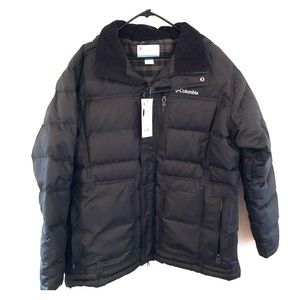 Columbia’s Mens Bedrock Lodge Down Jacket.
